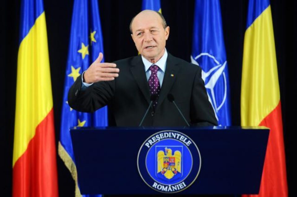 Traian Băsescu, președintele României Foto: Sorin LUPȘA
