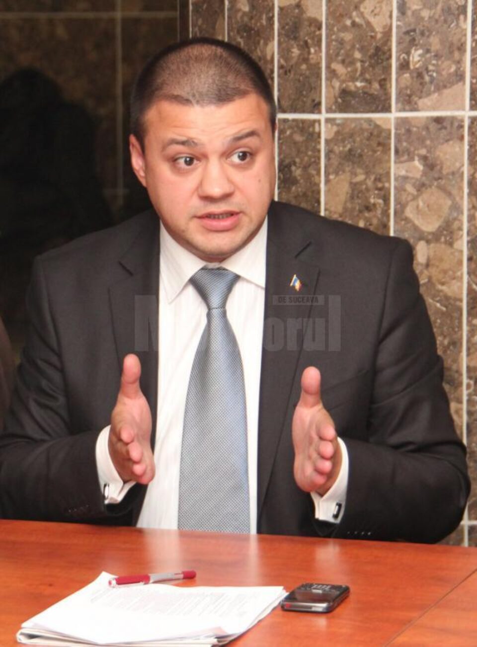Viceprimarul Ovidiu Doroftei