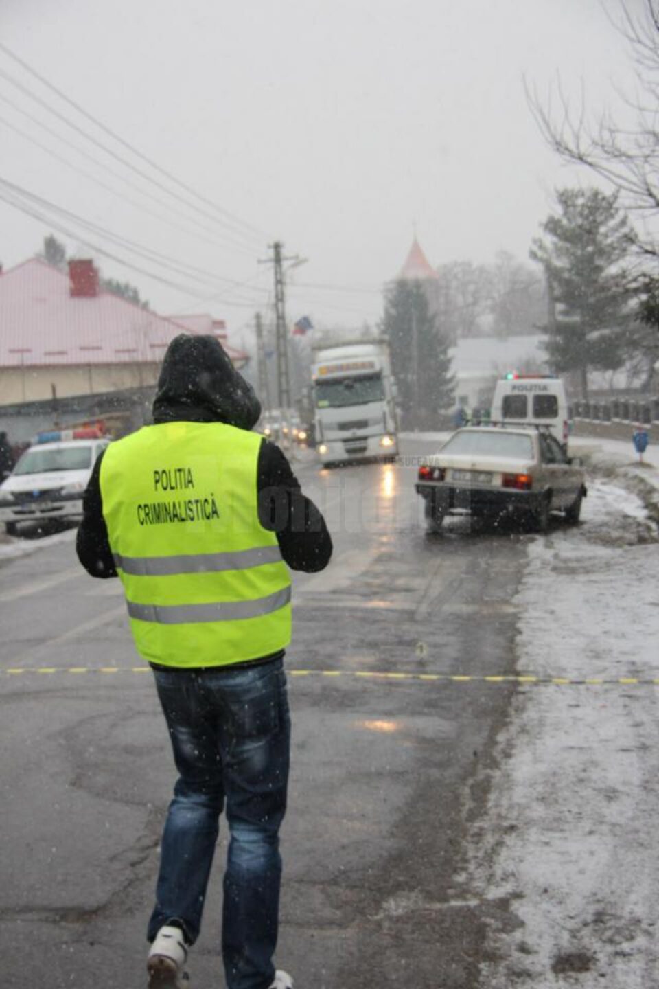 Politia a demarat o ancheta la fata locului
