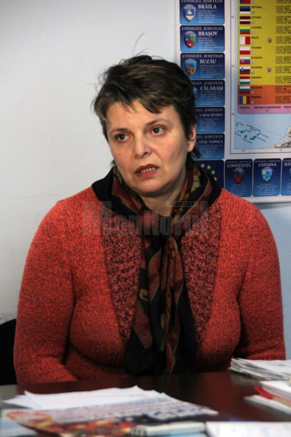 Cristinica Hauca, asistentul social din comună