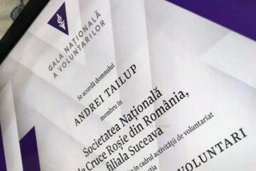 Liderul voluntarilor de la Crucea Roșie Suceava, Andrei Tailup, a câștigat titlul de „Coordonatorul de Voluntari al Anului”