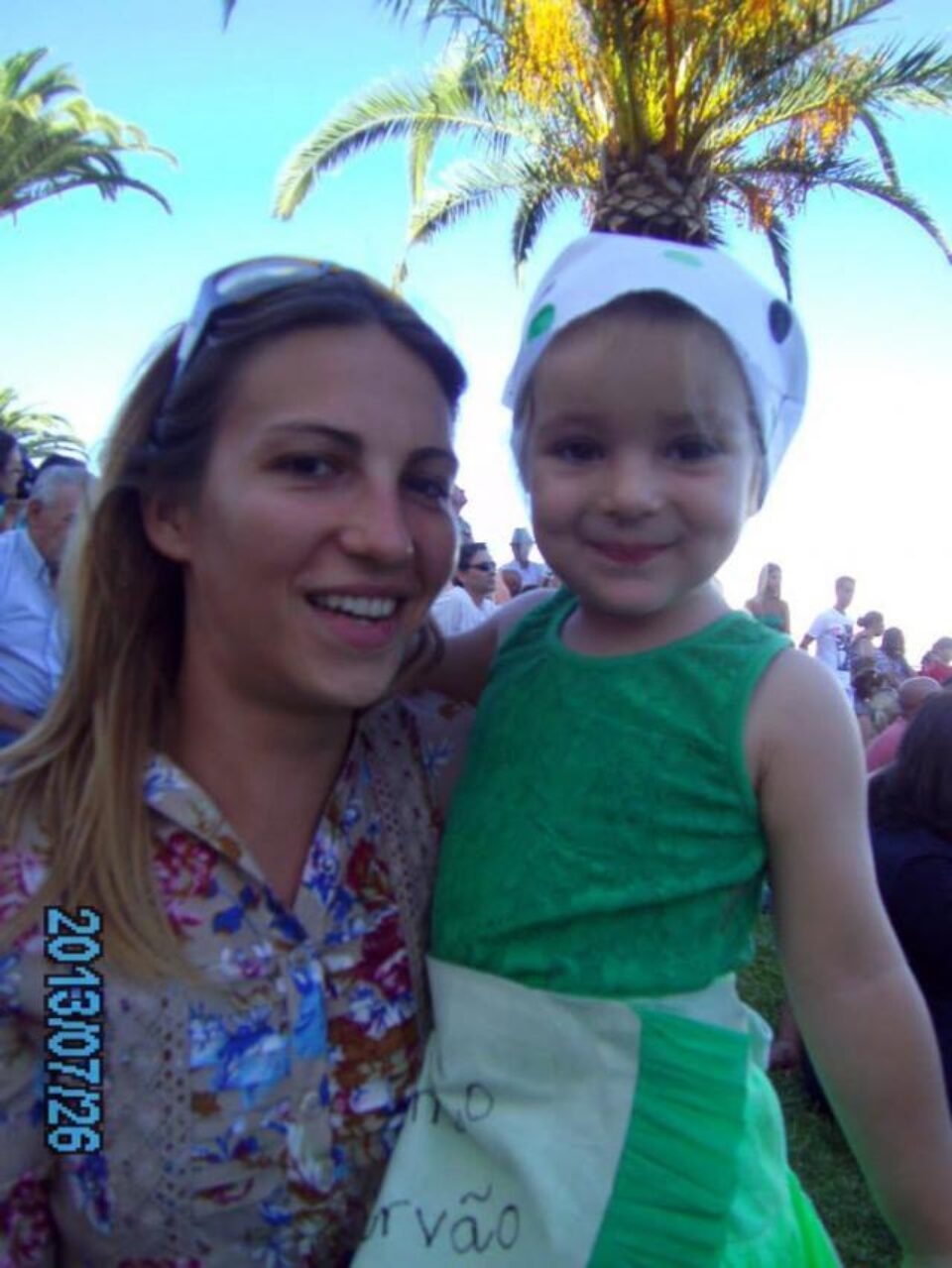 Emanuela Ivan și fiica ei, în Portugalia