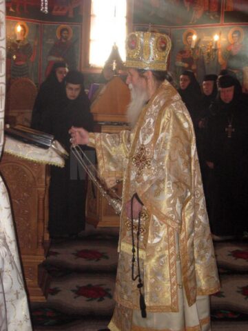 Hram la Mănăstirea Voroneț de ziua Sf. Daniil Sihastrul