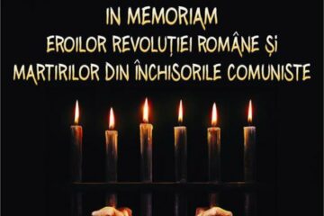 În memoria eroilor din decembrie 1989 și a martirilor din închisorile comuniste