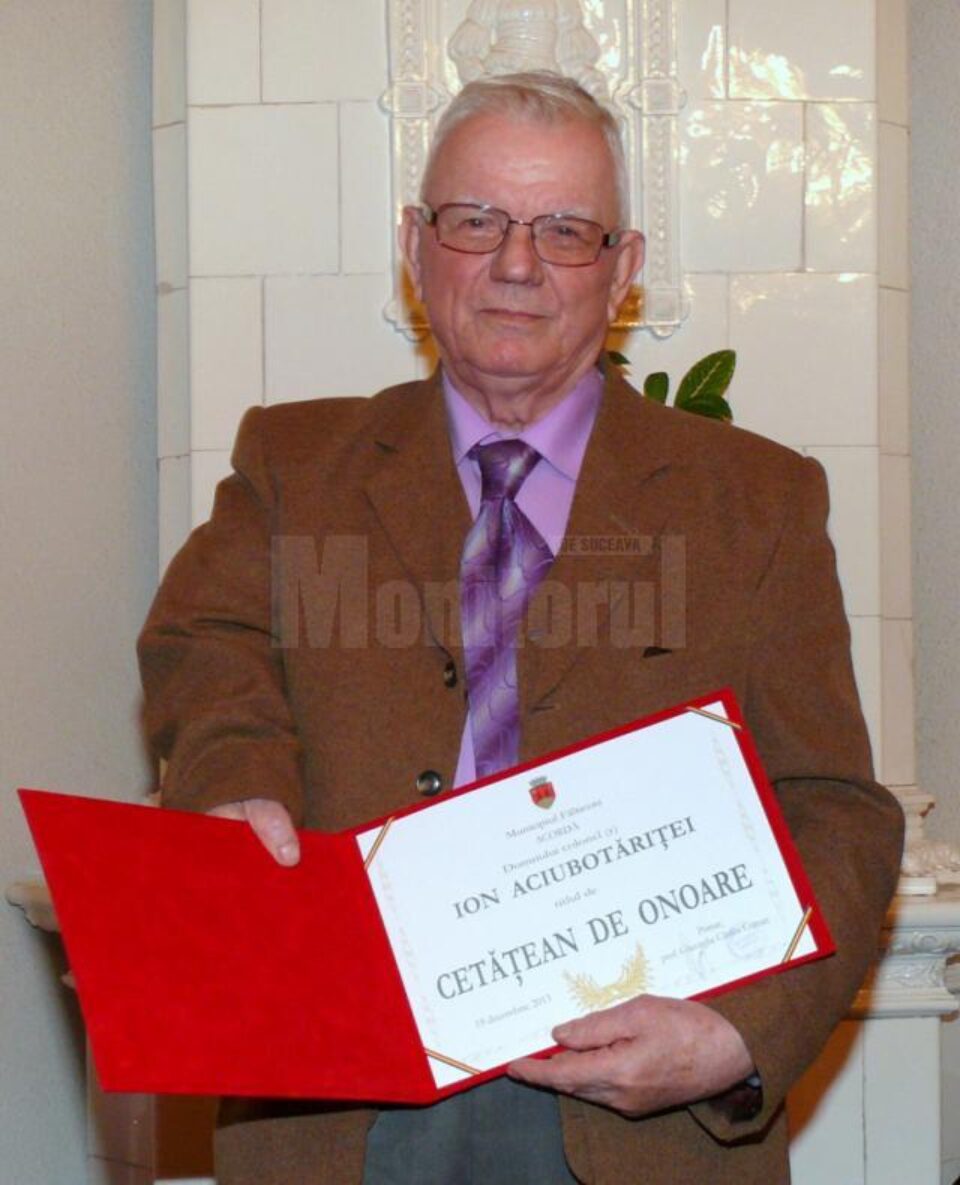 În ședința deliberativului local a fost înmânată Diploma de “Cetățean de Onoare” colonelului (r) Ion Aciubotăriței