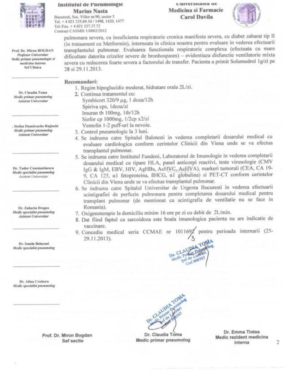 O femeie din Siret, în vârstă de 42 de ani, are nevoie urgent de un transplant pulmonar