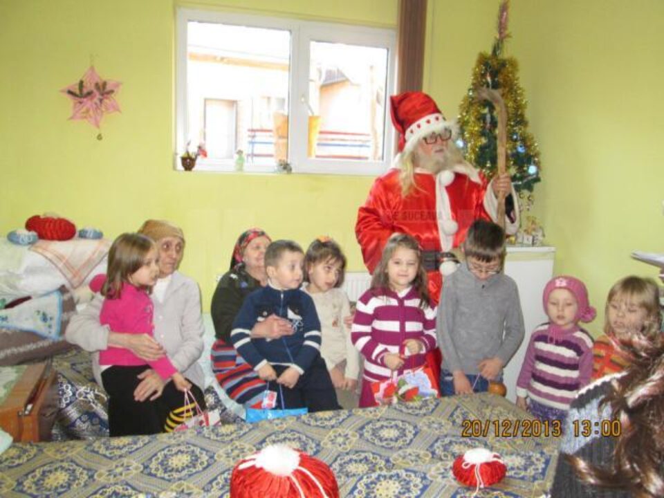 Centrul de Recuperare și Reabilitare Neuropsihiatrică din Pojorâta, vizitat de colindători