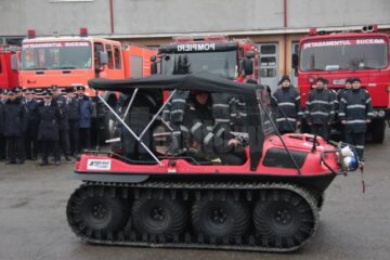 Autoșenilata din dotarea ISU Suceava