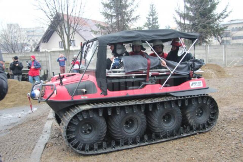 Autoșenilata din dotarea ISU Suceava