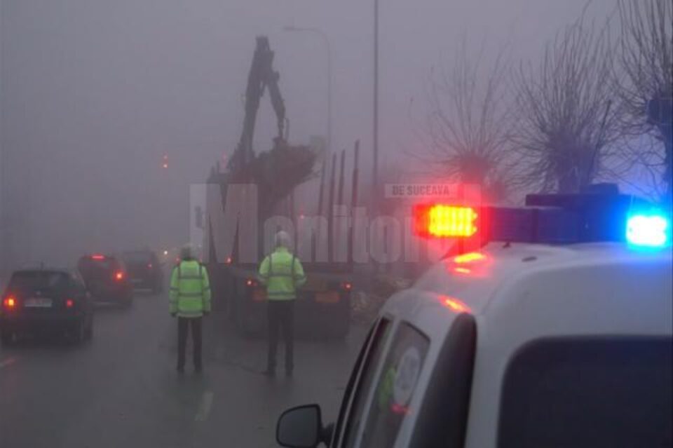 Poliția a restricționat circulația