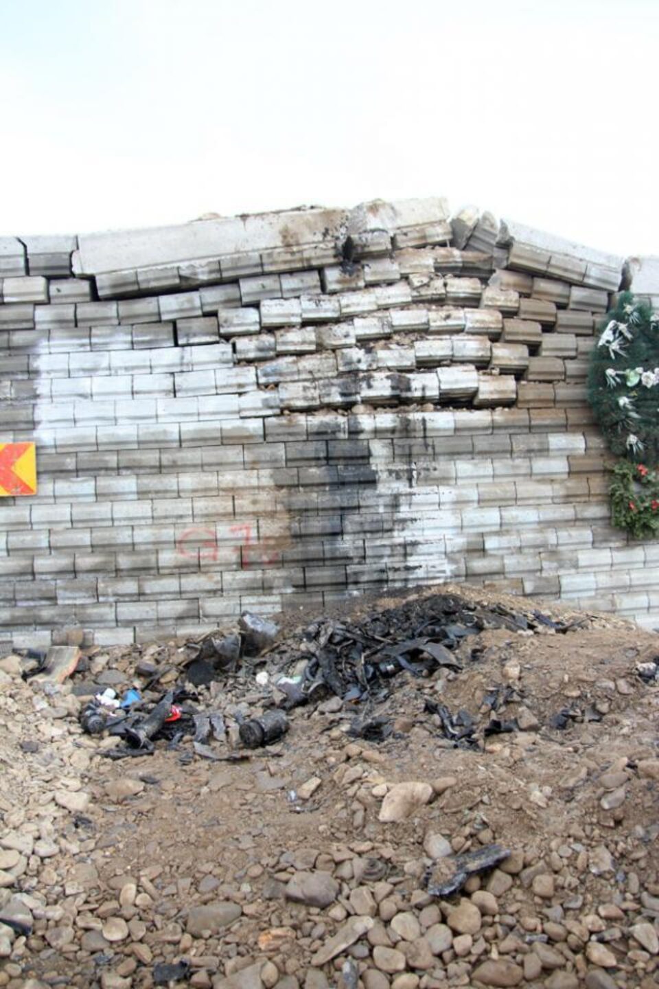 Urmele rămase la „Zidul Morții” de la ultima tragedie