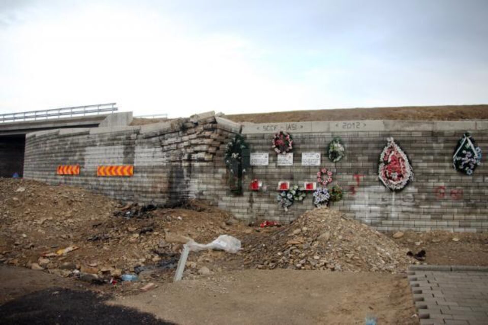 Zona în care se află zidul este în șantier din 2008