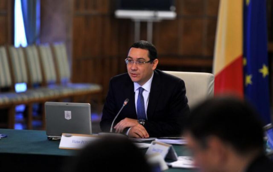 Premierul Victor Ponta