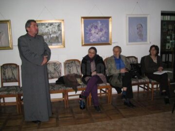Preotul Viorel Ioan Vârlan vorbind despre importanța sărbătorii Soborul Sf. Proroc Ioan Botezătorul