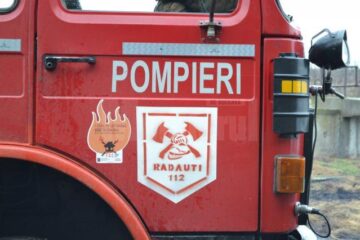 Pompieri și lucrători silvici au intervenit vineri la un incendiu izbucnit pe o suprafață de vegetație uscată
