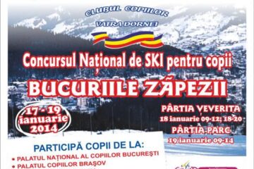 Concursul național de schi pentru copii „Bucuriile zăpezii” va avea loc în week-end