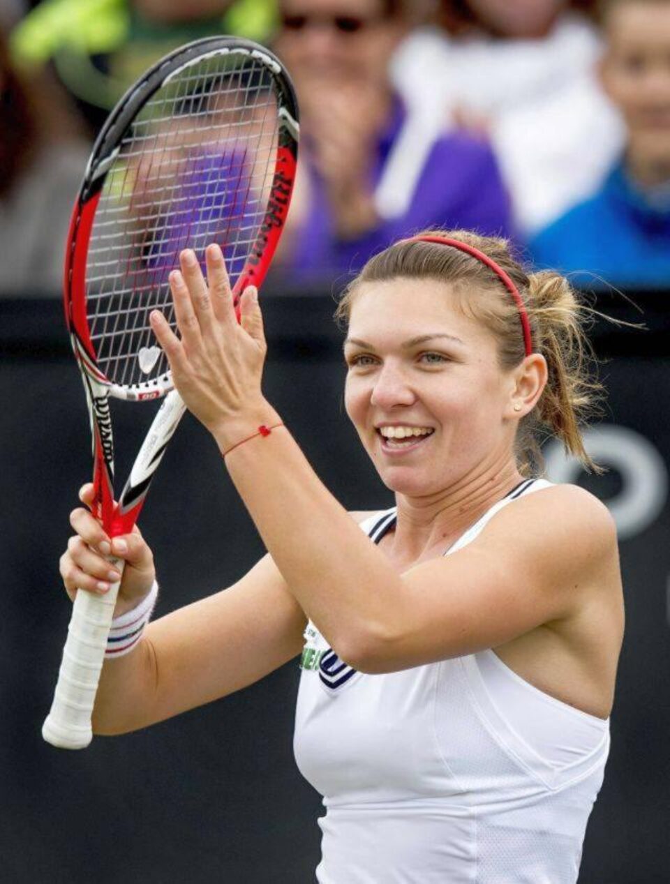 Simona Halep a început mai greu meciul, dar apoi s-a impus categoric