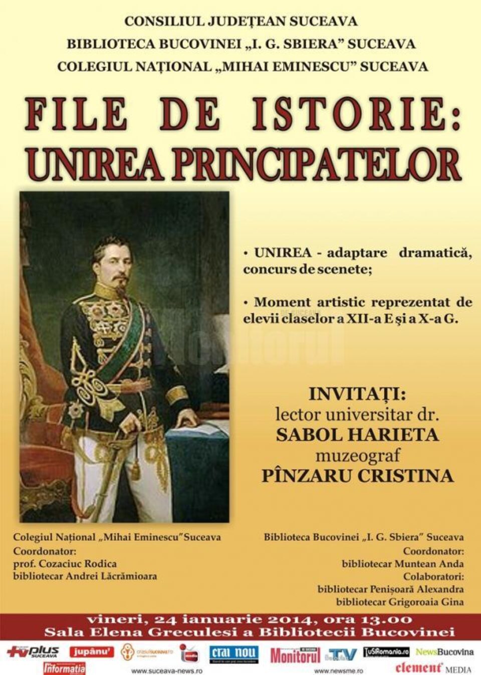 „File de istorie: Unirea Principatelor”