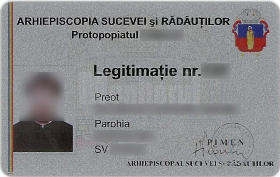 Preoții și călugării din județul Suceava au, de acum înainte, legitimații speciale cu care să-și dovedească aceste calități