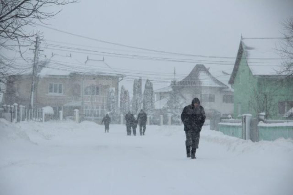 Cea mai scăzută temperatură din județ s-a înregistrat la Stulpicani: minus 24,4 grade Celsius