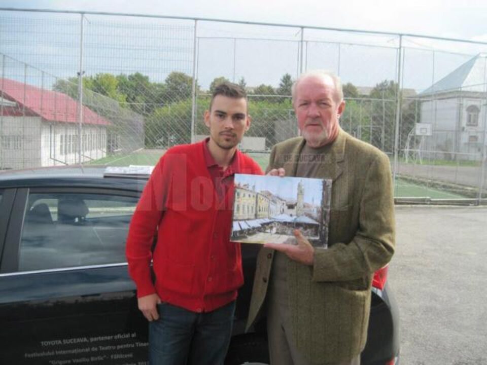 Alexandros împreună cu marele actor Vladimir Găitan