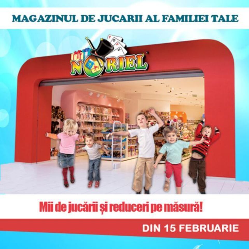 Noriel, liderul pieței de vânzare de jucării, deschide un magazin în Shopping City Suceava Noriel, liderul pieței de vânzare de jucării, deschide un magazin în Shopping City Suceava