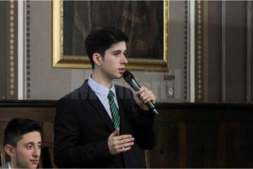 Tudor Găitan, elev în clasa a X-a la Colegiul Național „Petru Rareș” Suceava