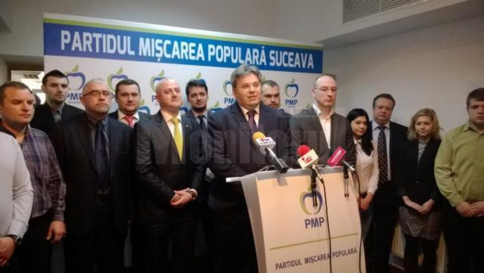 Prima conferință de presă organizată de la înregistrarea oficială a PMP