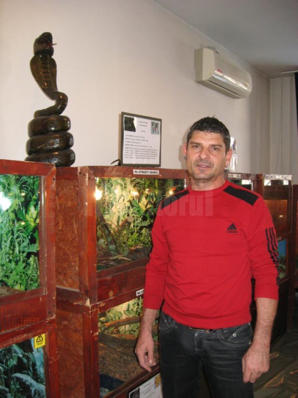 Crescătorul de reptile Florin Sîrb