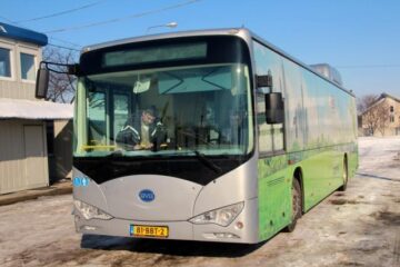 Autobuzul electric BYD circulă de ieri pe străzile Sucevei