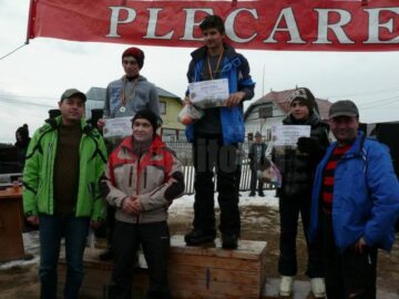 „Iarna în Poieniță”, cu zăpadă adunată pe pârtie