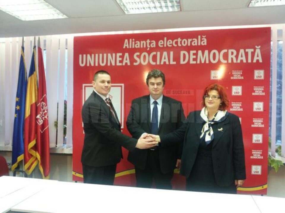 Președintele PC Suceava, Cezar Cioată, președintele PSD Suceava, Cătălin Nechifor, și președintele UNPR Suceava, Cătălina Vartic Președintele PC Suceava, Cezar Cioată, președintele PSD Suceava, Cătălin Nechifor, și președintele UNPR Suceava, Cătălina Vartic