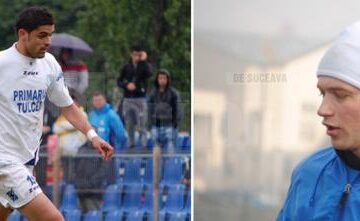 Răzvan Radu (stânga) și Otniel Sighiartău (dreapta) vor da probe de joc la Rapid