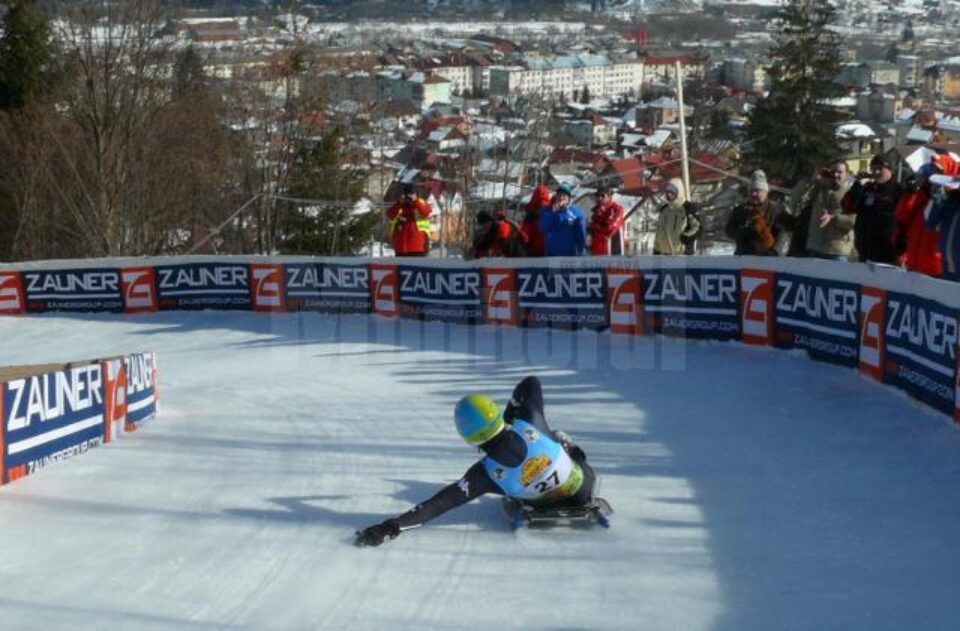 Ieri, la Vatra Dornei a început ultima etapă a Cupei Mondiale la sanie pe pistă naturală