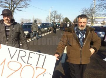 Scandal la PTF Siret. Protest cu peste 100 de persoane în fața vămii