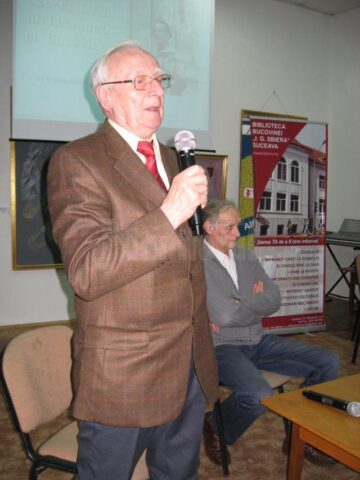 Evocare George Löwendal, la Biblioteca Bucovinei I.G. Sbiera