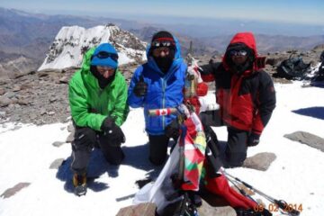 Drumul spre Aconcagua nu a fost simplu, iar reușita i-a umplut de bucurie pe cei trei suceveni
