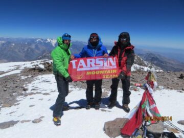 Trei suceveni pe Aconcagua, cel mai înalt vârf de pe continentele americane