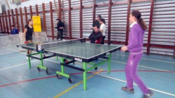 Seturi spectaculoase la etapa județeană a ONSS - tenis de masă