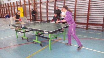 Seturi spectaculoase la etapa județeană a ONSS - tenis de masă