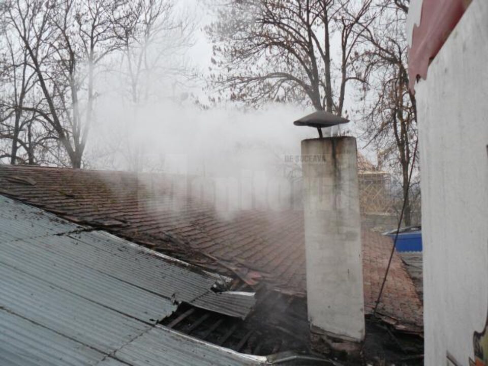 Incendiu la acoperișul restaurantului Admiral Cetate