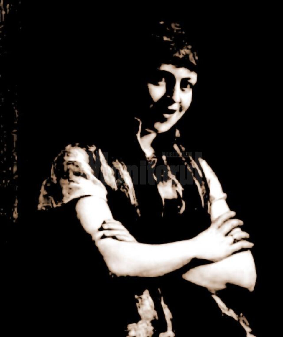 Fată de huțan – desen de Julius Zalaty Zuber (1867-1918)