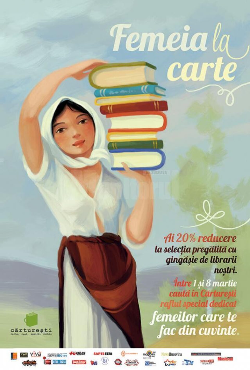 „Femeia la carte”, la Librăria Cărturești