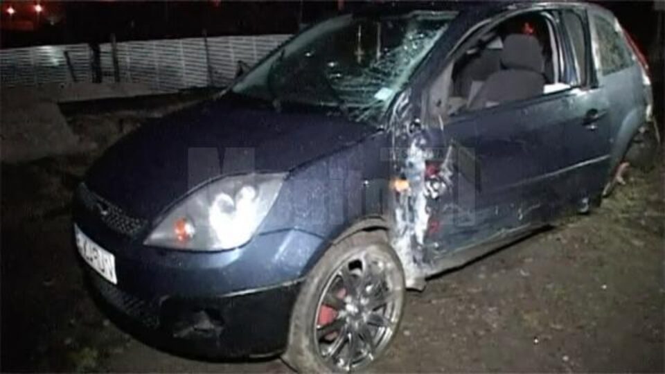 Pagubele lăsate în urma lui de tânărul șofer