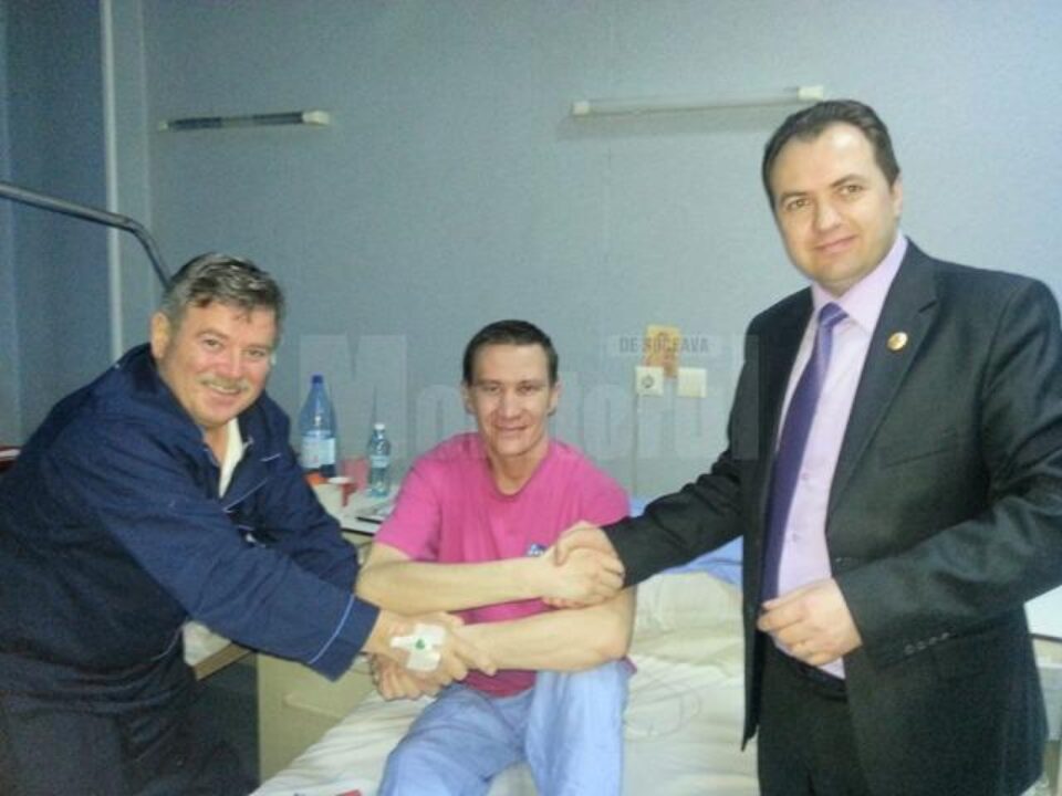 Răniții din Ucraina aduși în România au fost vizitați de deputatul Ioan Marocico