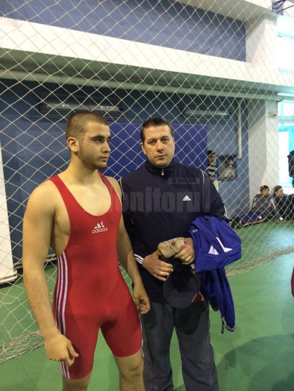 Daniel Blănari, o speranță a luptelor greco-romane sucevene alături de antrenorul Daniel Ciubotaru