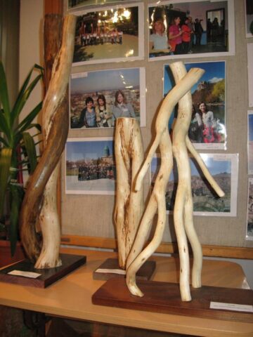 Expoziție de sculptură în lemn