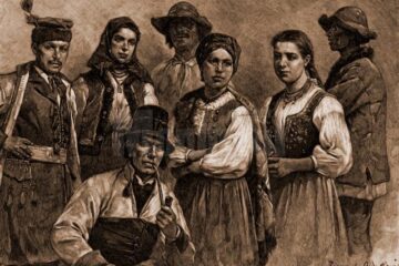 Huțuli – desen de Zygmund