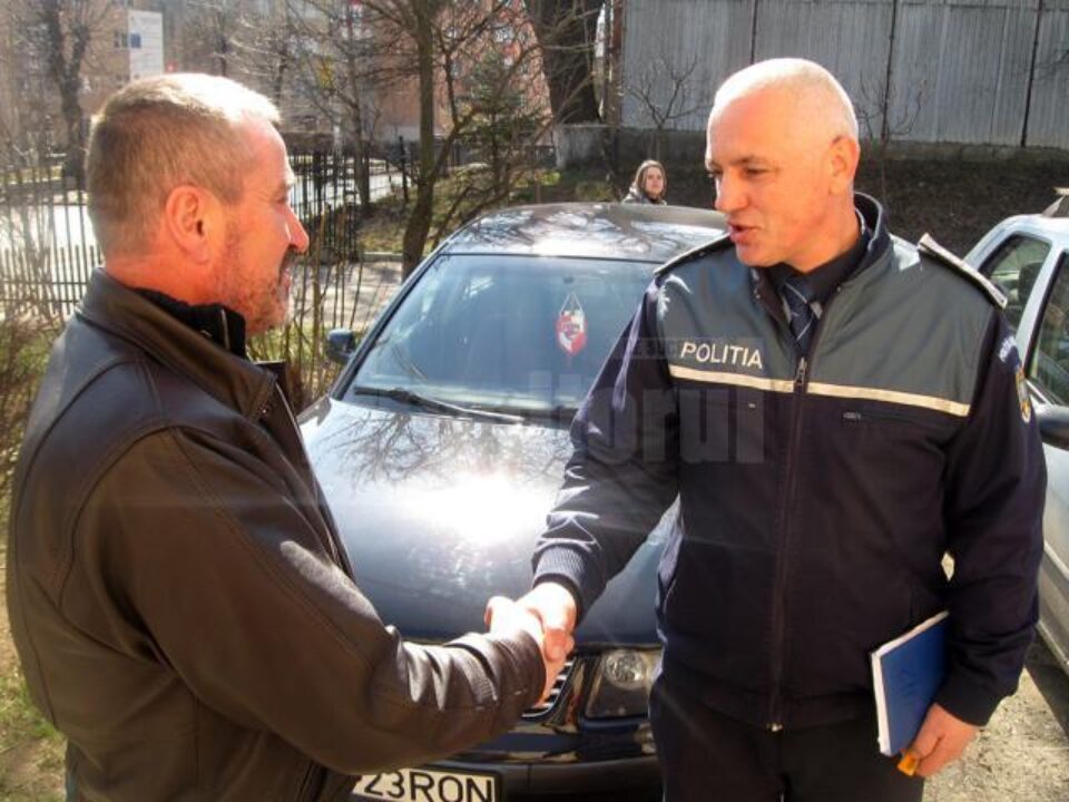 Constantin Costea și agentul șef Ștefan Boca