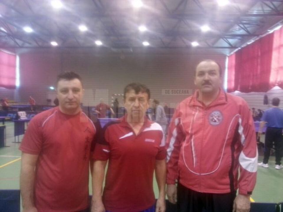 Radu Rusu (stânga), Nicolae Bujoreanu (în mijloc) și Nelu Aldea (dreapta)
